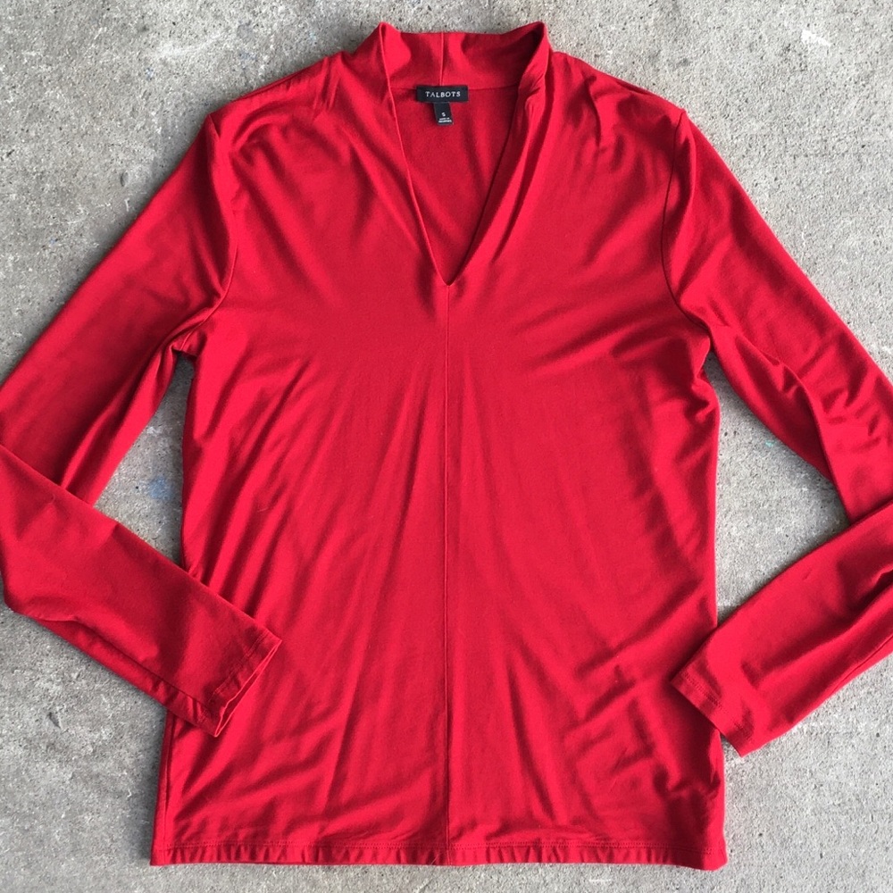 Talbots | V-neck Stretch Top